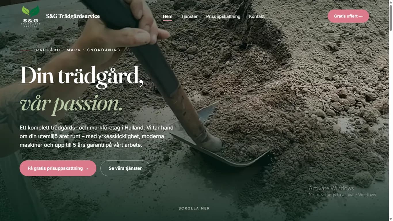 sgtradgardsservice.se